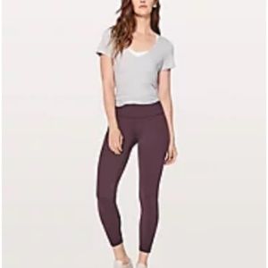Lululemon Wonder Under Legging - Black Cherry
